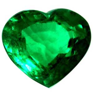EMERALD FACETED 3.31ct GREEN Intense Green EC ZAMBIA NONE