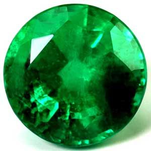 Szmaragd 1,32 ct, zielony, szlif okrągły