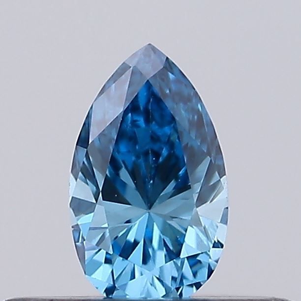 0.19 CT Fancy Vivid Blue PEAR