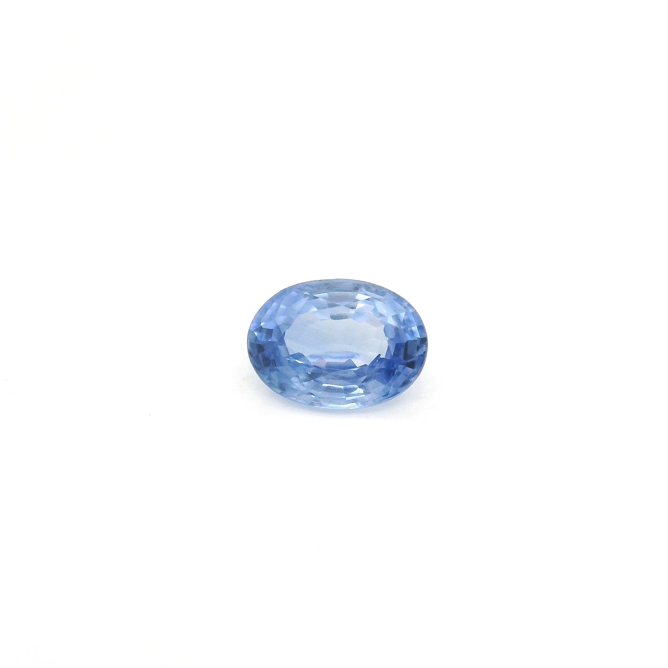 Szafir 1,02 ct, niebieski, szlif owalny