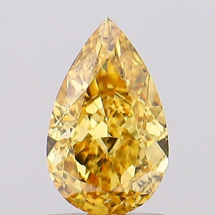 1.11 CT Fancy Vivid Yellow PEAR