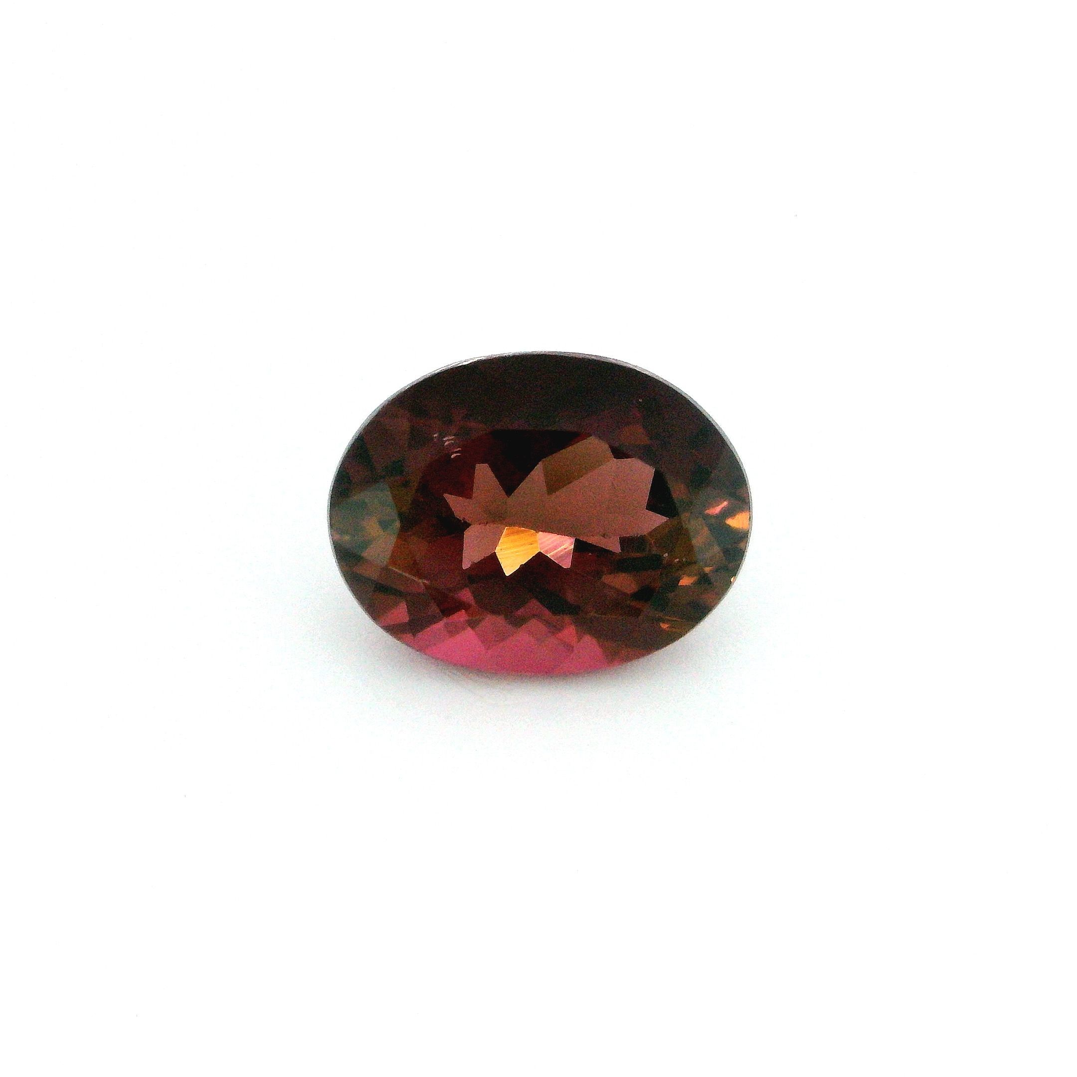 Turmalin 2,58 ct, różowy, szlif owalny