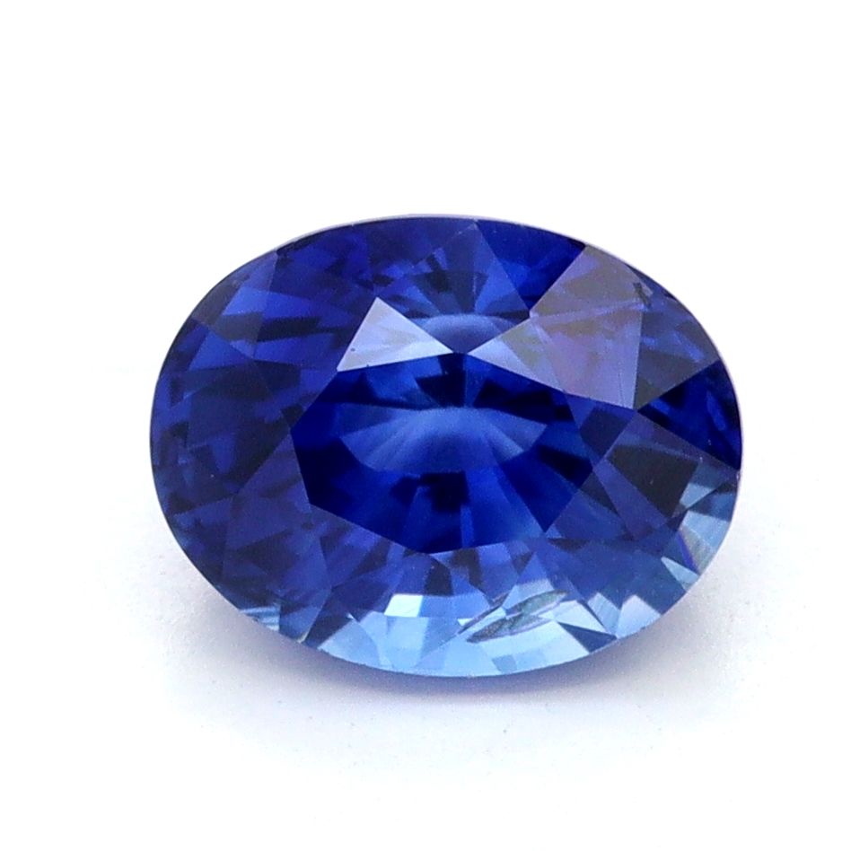 Szafir 1,18 ct, niebieski, szlif owalny