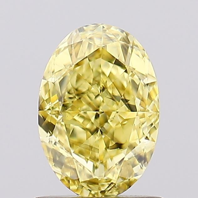 1.22 CT Fancy Vivid Yellow OVAL