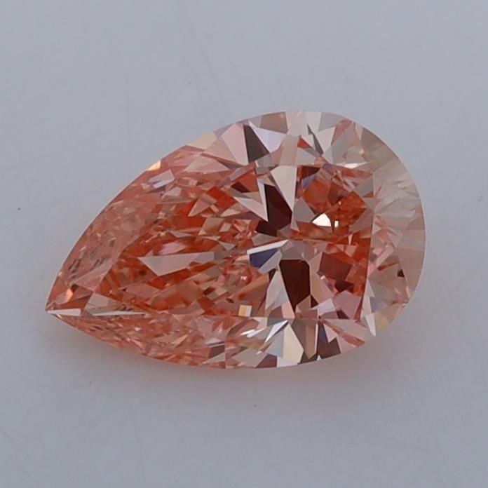 0.79 CT Fancy Intense Pink PEAR