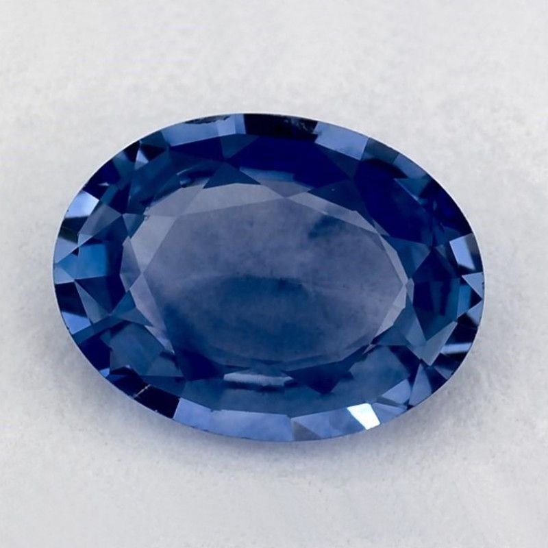 Szafir 1,06 ct, niebieski, szlif owalny