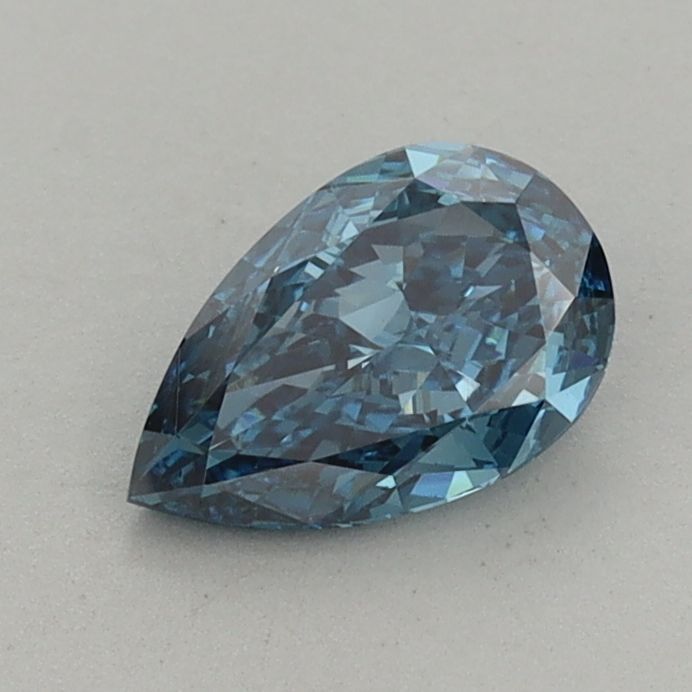0.72 CT Fancy Vivid Blue PEAR