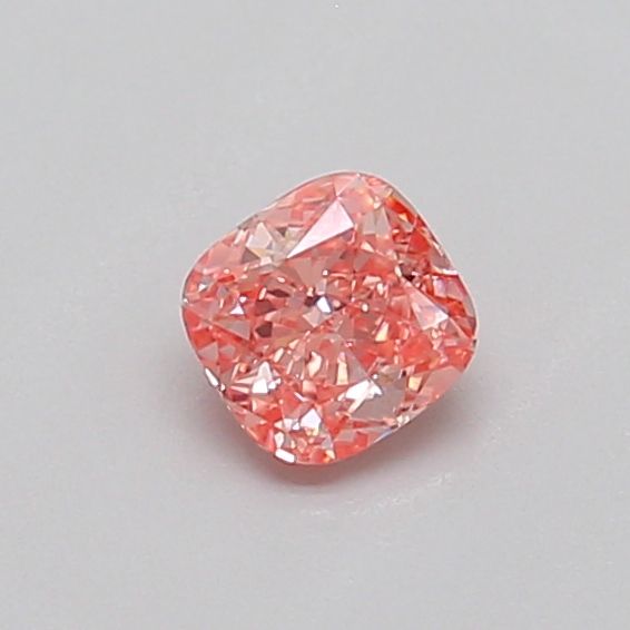 0.32 CT Fancy Intense Orange CUSHION BRILLIANT