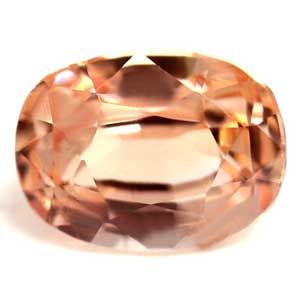 SAPPHIRE FACETED 0.53ct PINK Pinkish Orange EC MADAGASCAR NONE
