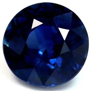 Szafir 1,59 ct, niebieski, szlif okrągły