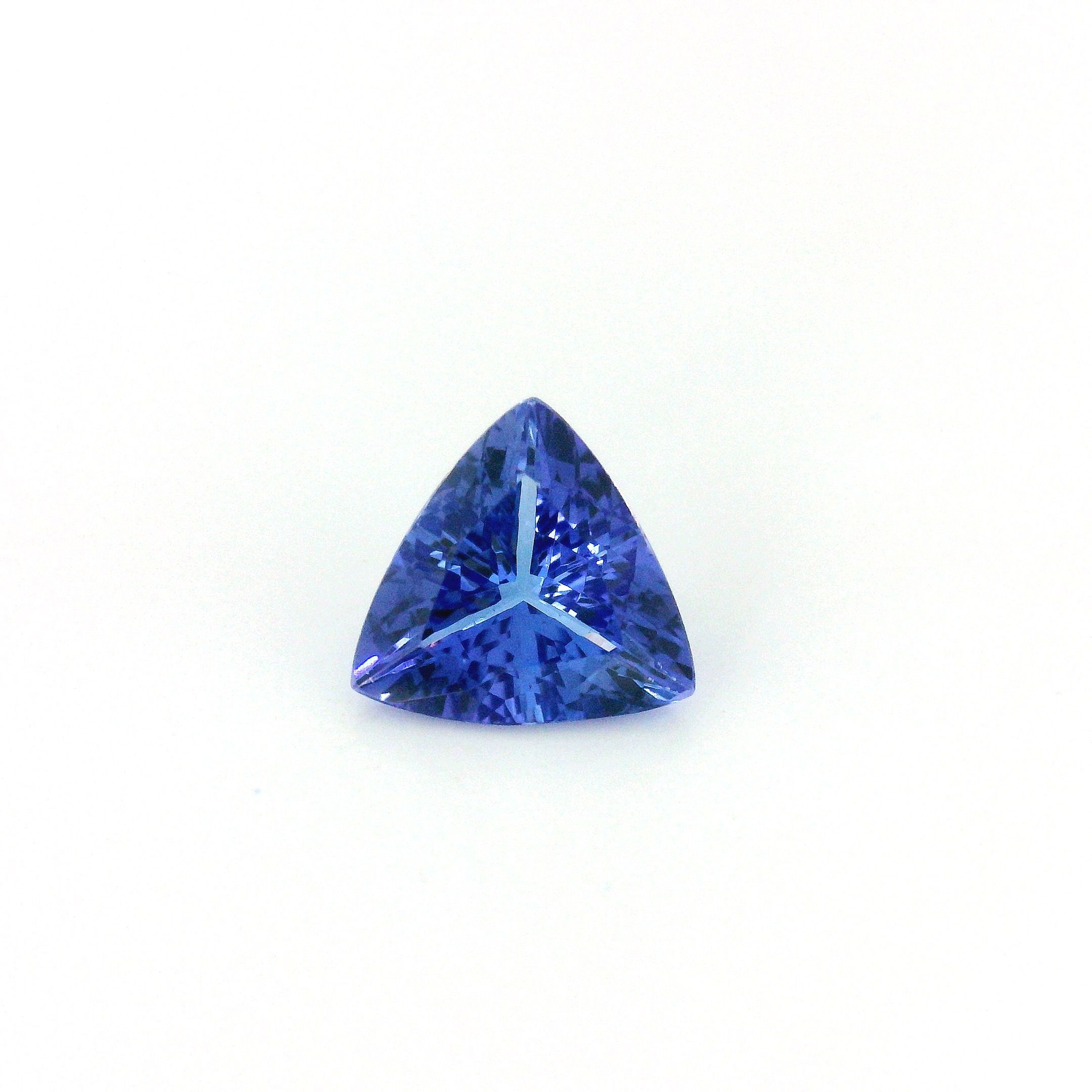 Tanzanit 1,41 ct, niebieski, szlif trójkątny