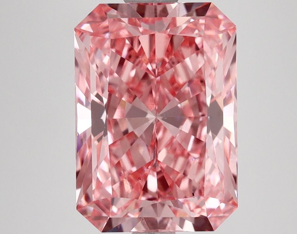 RADIANT 3.83ct Fancy Vivid Pink VS1 – EX EX FNT