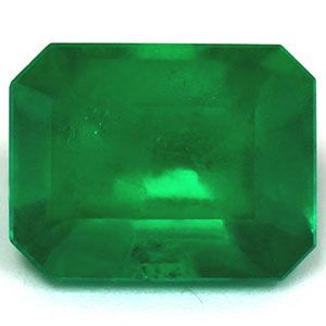 Szmaragd 3,67 ct, zielony, szlif szmaragdowy