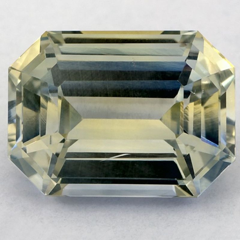 Szafir 4,13 ct, zielony, szlif ośmiokątny
