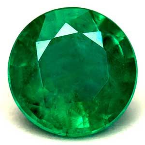 Szmaragd 1,79 ct, zielony, szlif okrągły