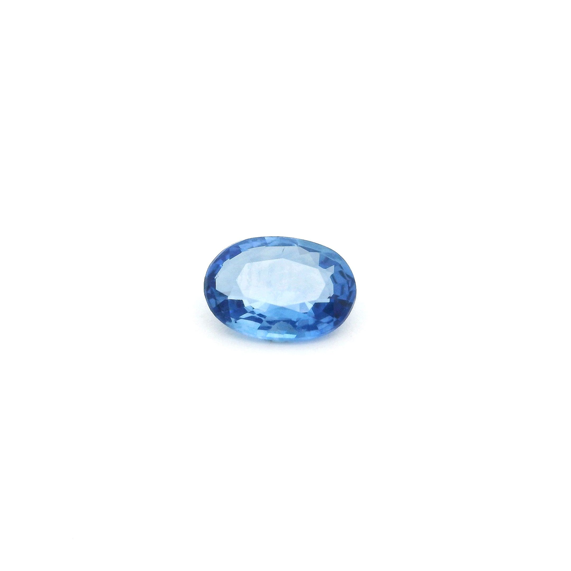 SAPPHIRE FACETED 0.86ct BLUE Medium Intense SI SRILANKA HEATED