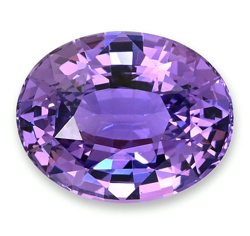 Szafir 3,11 ct, purpurowy, szlif owalny