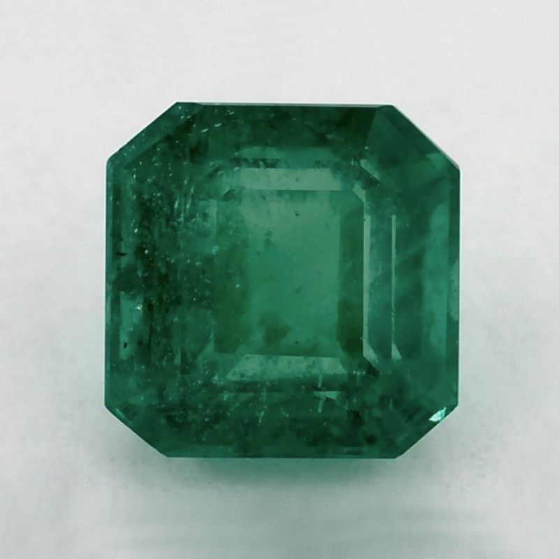 Szmaragd 1,62 ct, zielony, szlif ośmiokątny