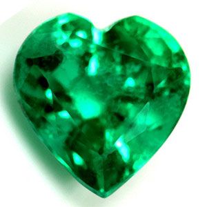 Szmaragd 1,34 ct, zielony, szlif serce