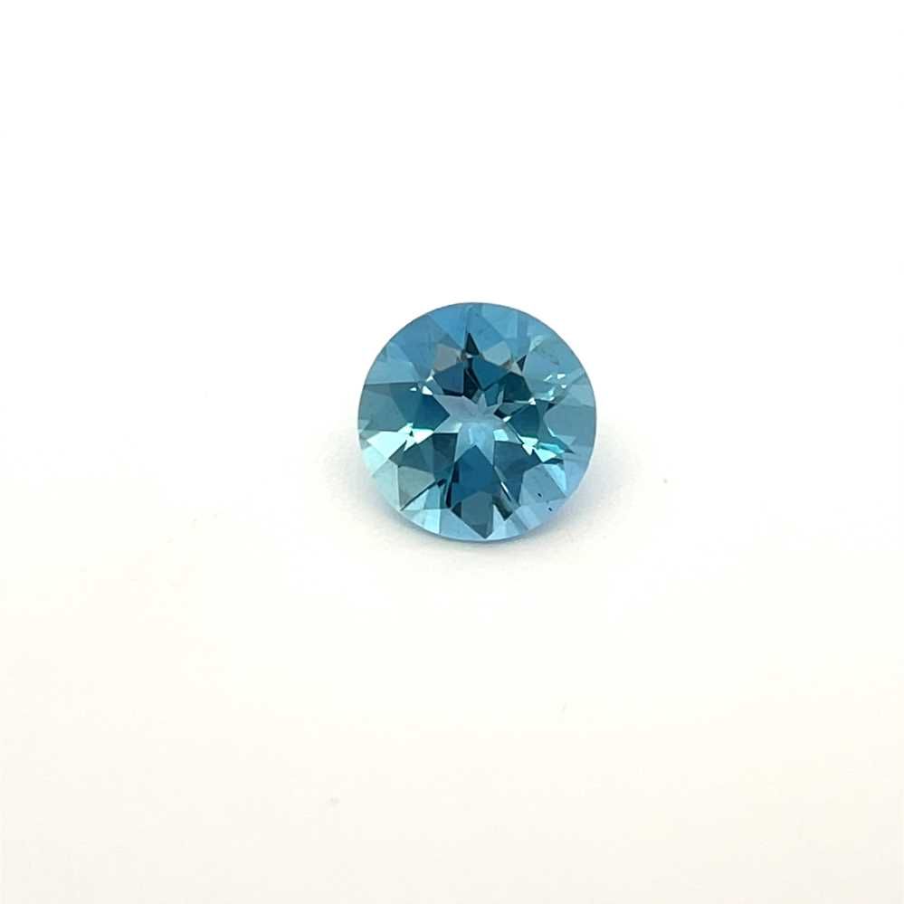 AQUAMARINE FACETED 1.33ct BLUE Deep BLUE SI MOZAMBIQUE NONE