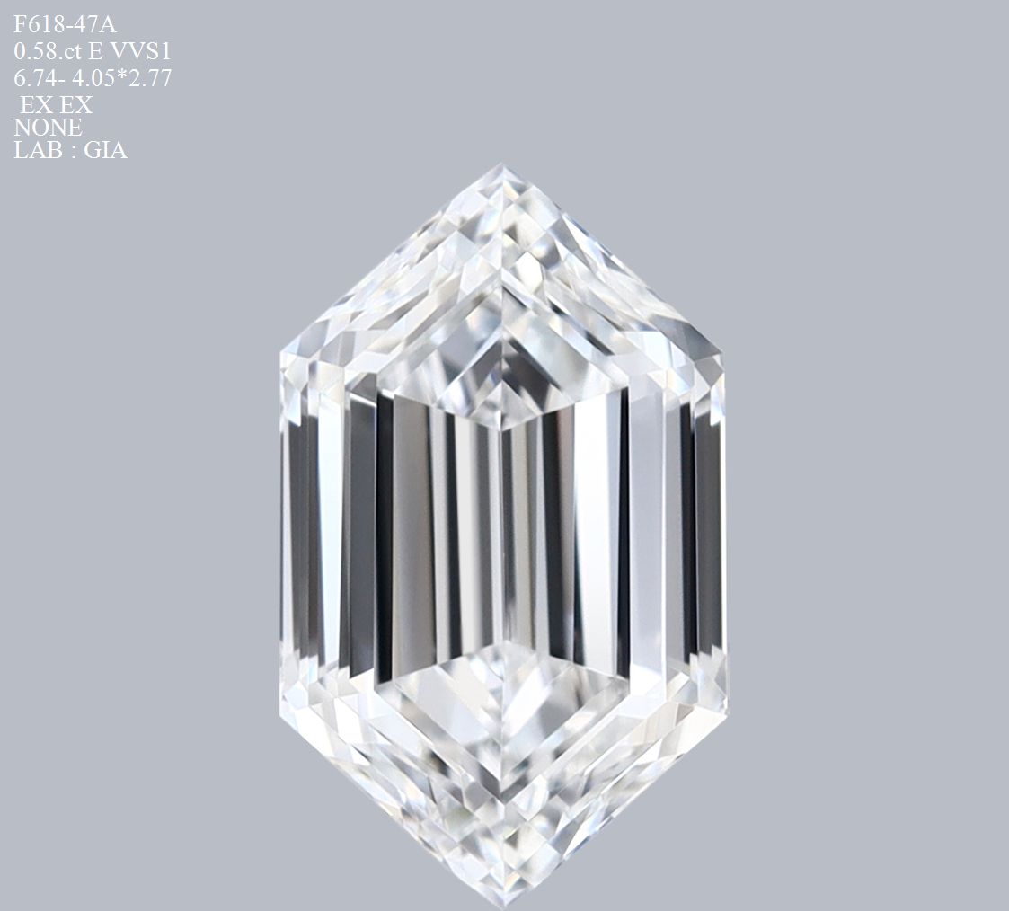 Prírodný diamant hexagonal,...