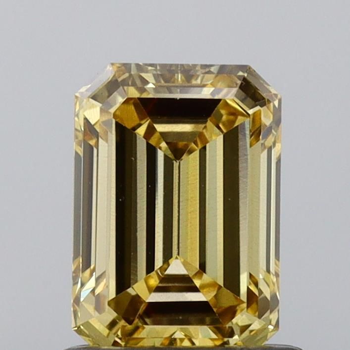 1.03 CT Fancy Vivid Yellow EMERALD