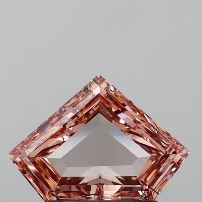 1.09 CT Fancy Intense Brownish Pink PENTAGONAL
