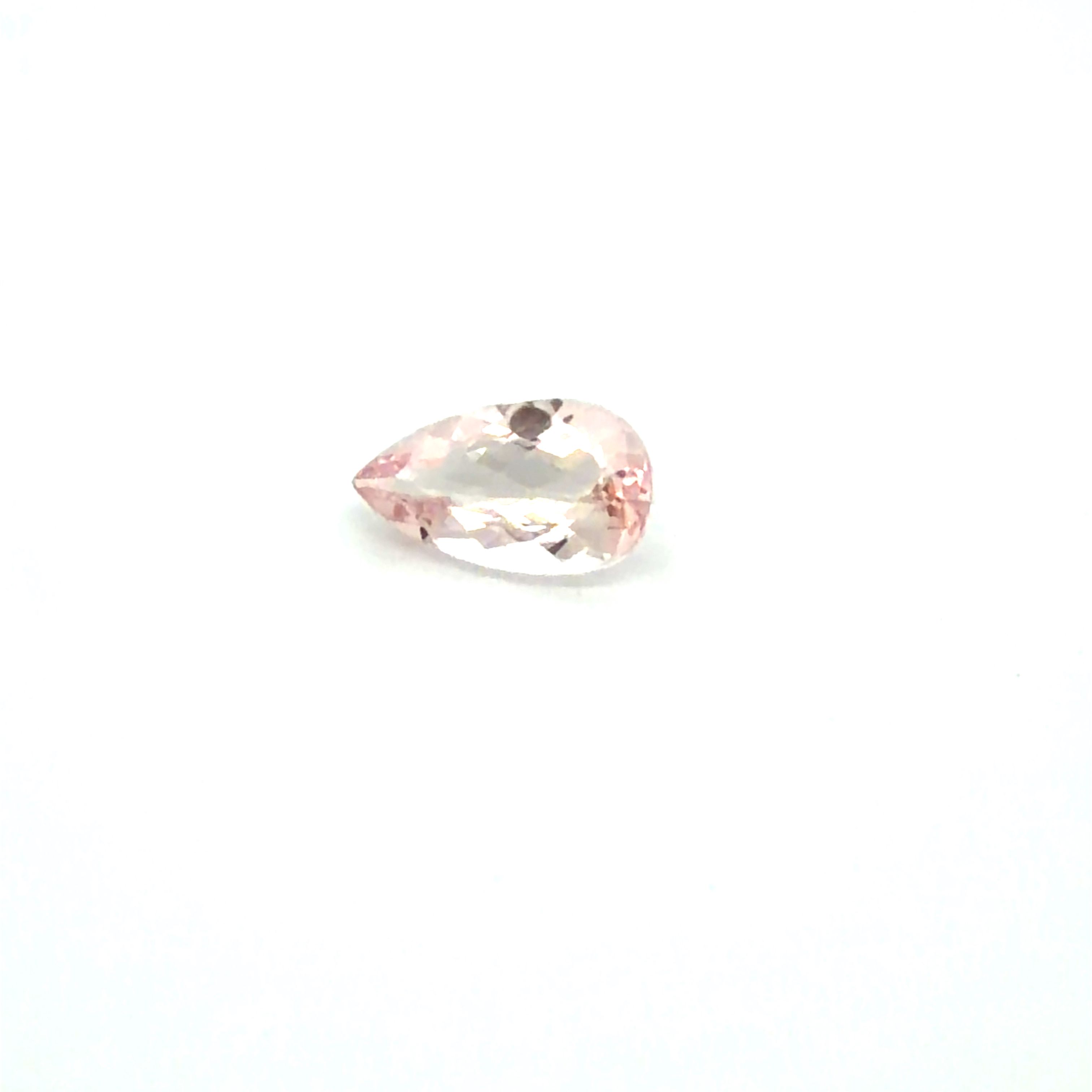 2.71 ct Pear morganite