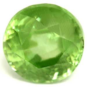 Granat 2,02 ct, zielony, szlif okrągły