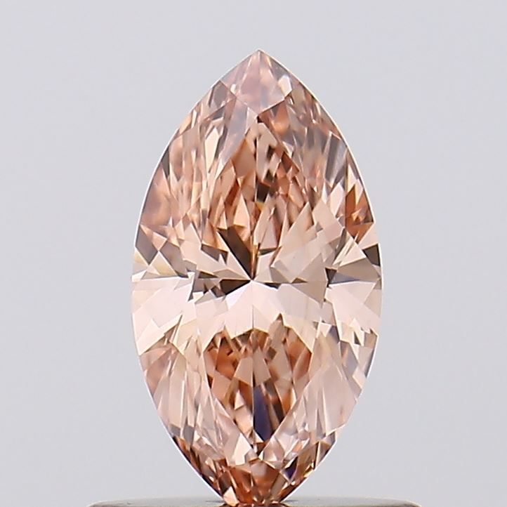 0.56 CT Fancy Pinkish Brown MARQUISE