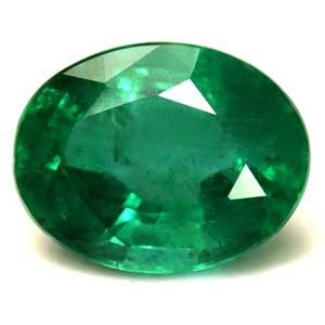 Szmaragd 3,42 ct, zielony, szlif owalny