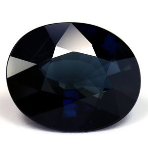 Szafir 6,42 ct, niebieski, szlif owalny