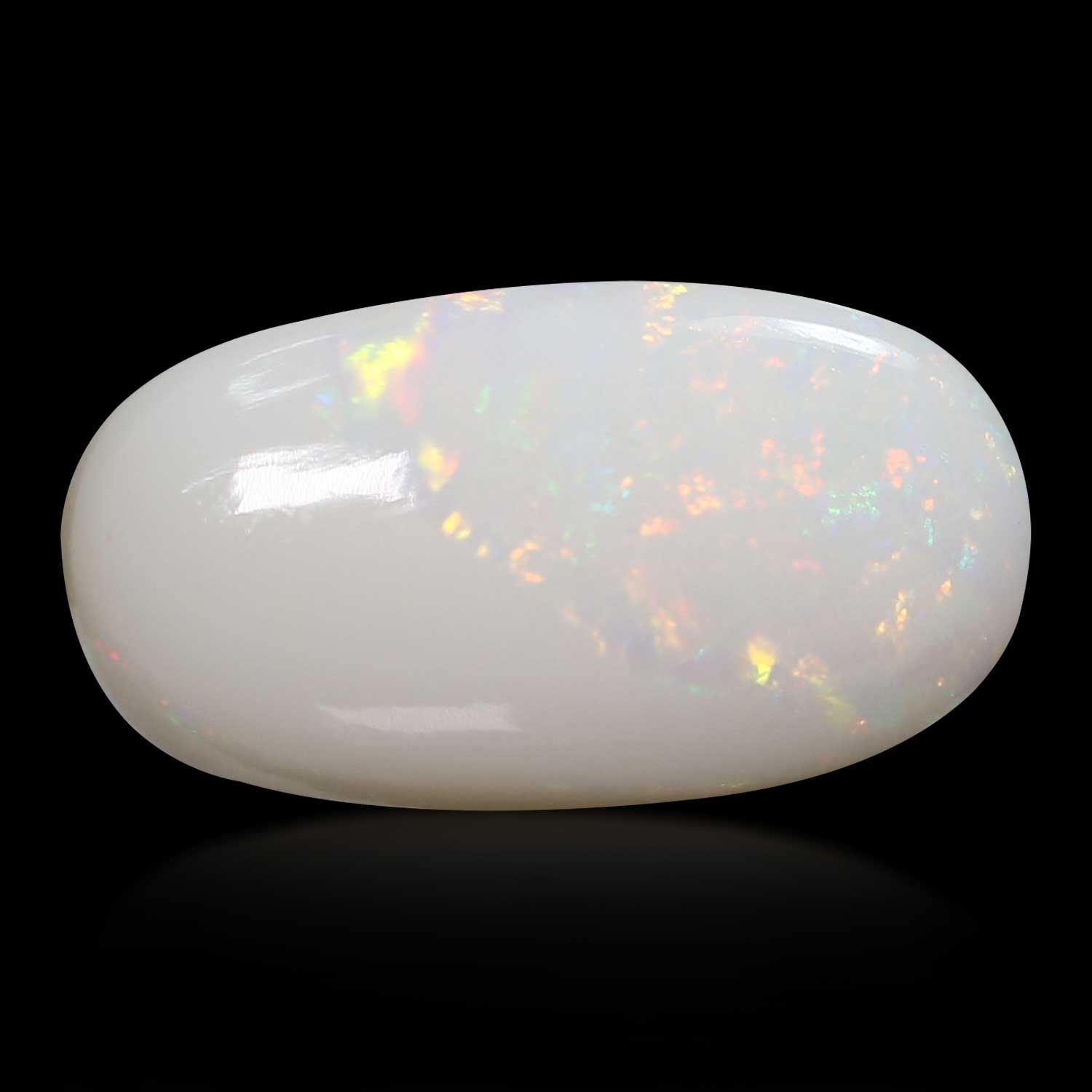 OPAL CABOCHON 4.96ct WHITE MI AUSTRALIA NONE