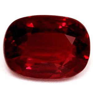 Rubin 2,03 ct, czerwony, szlif cushion