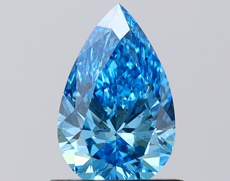 1.0 CT Fancy Vivid Blue PEAR