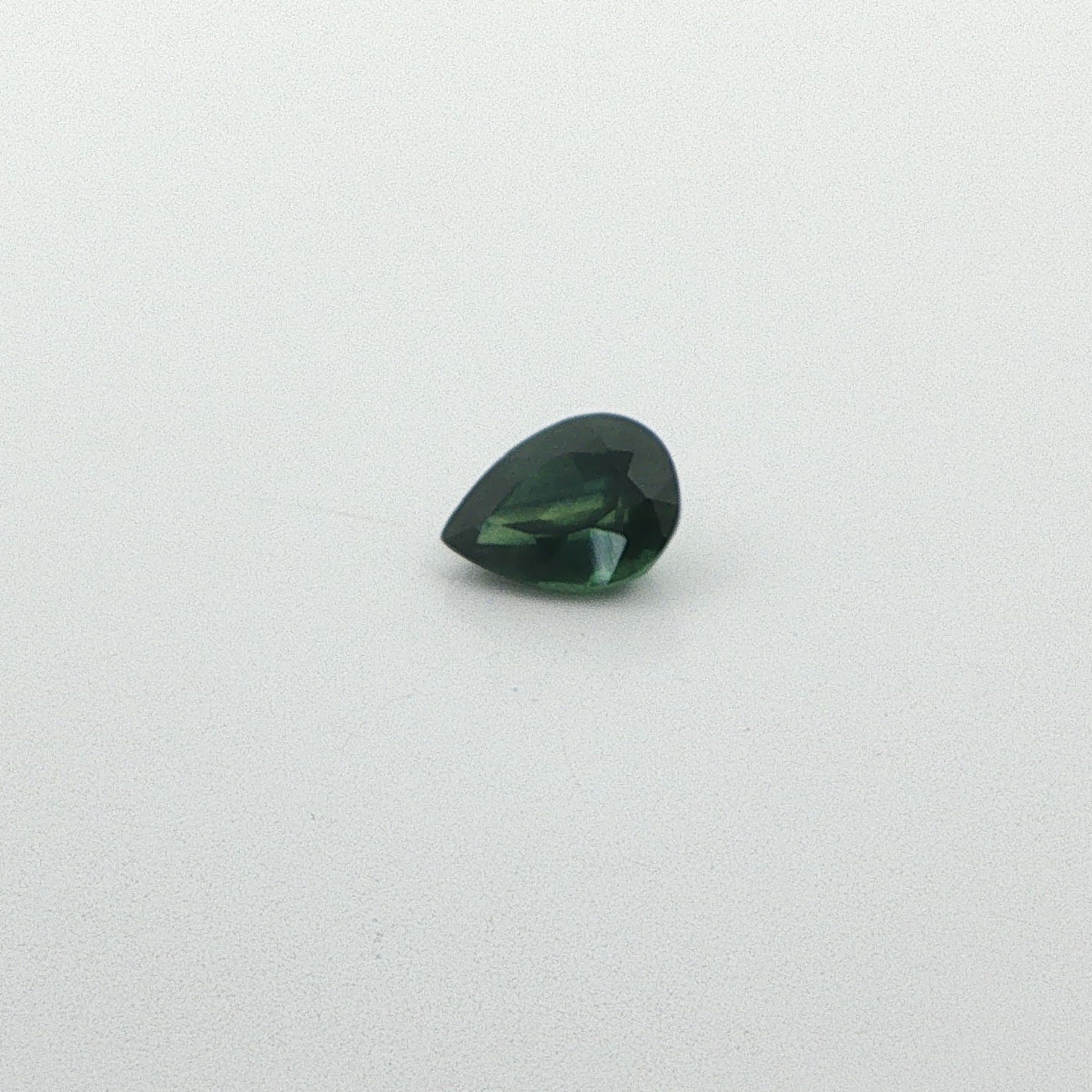 Szafir 1,15 ct, niebieski, szlif gruszka