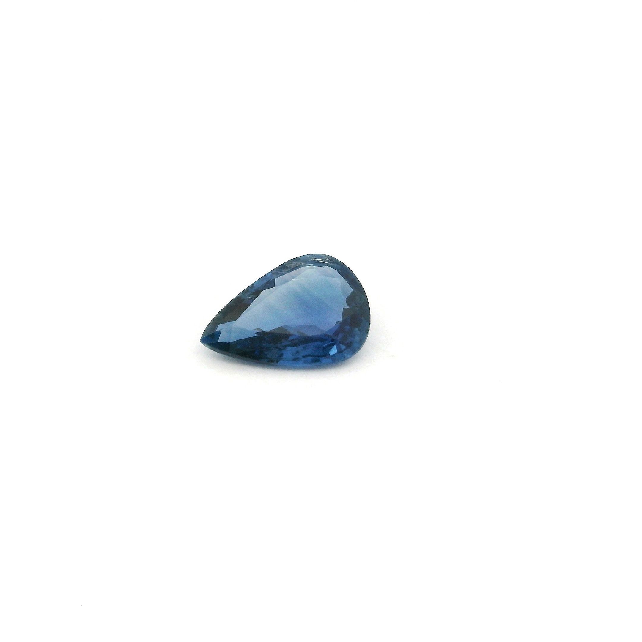 SAPPHIRE FACETED 0.61ct BLUE VIvid SI THAILAND HEATED