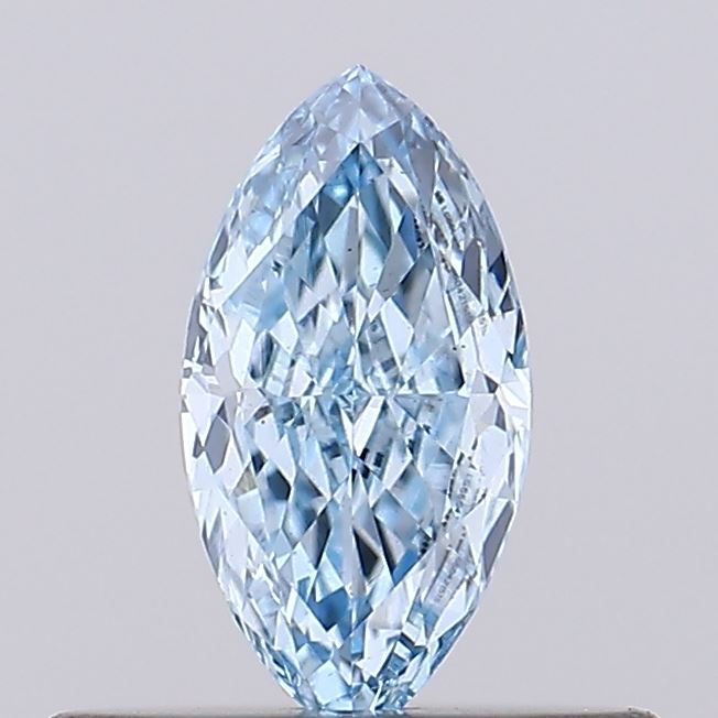 0.27 CT Fancy Intense Blue MARQUISE