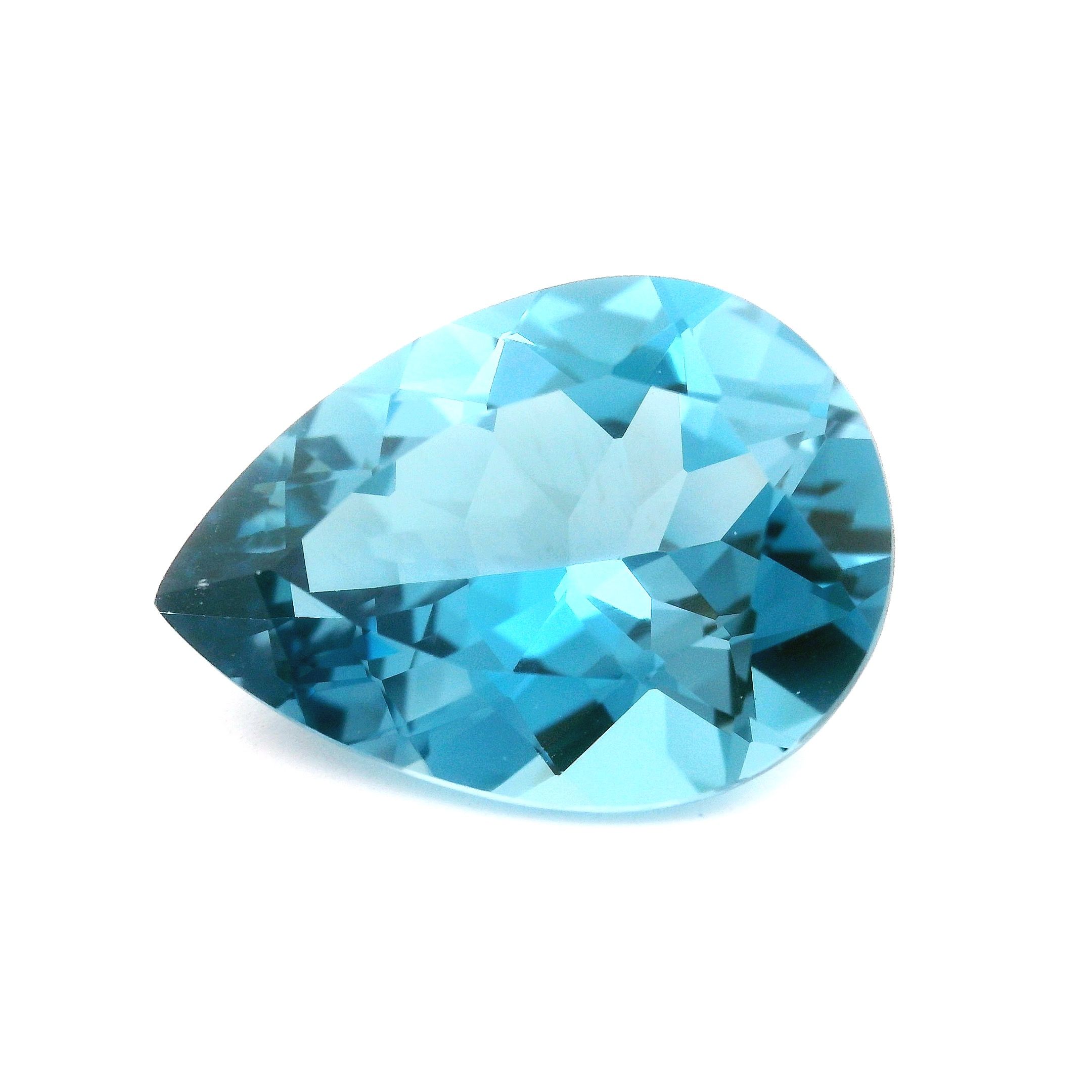 11.74 ct Pear topaz