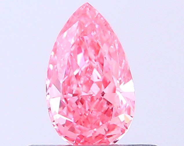 0.37 CT Fancy Vivid Pink PEAR