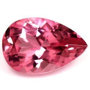 Turmalin 1,68 ct, różowy, szlif gruszka
