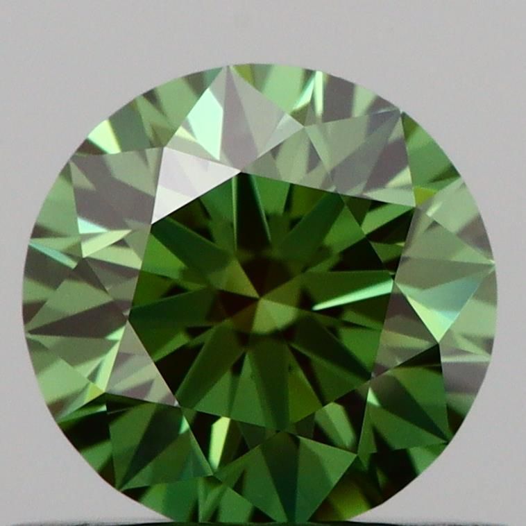 0.51 CT Fancy Vivid Orange ROUND