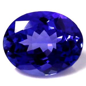 Tanzanit 2,94 ct, niebieski, szlif owalny