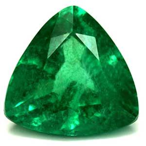 Szmaragd 2,35 ct, zielony, szlif trilliant