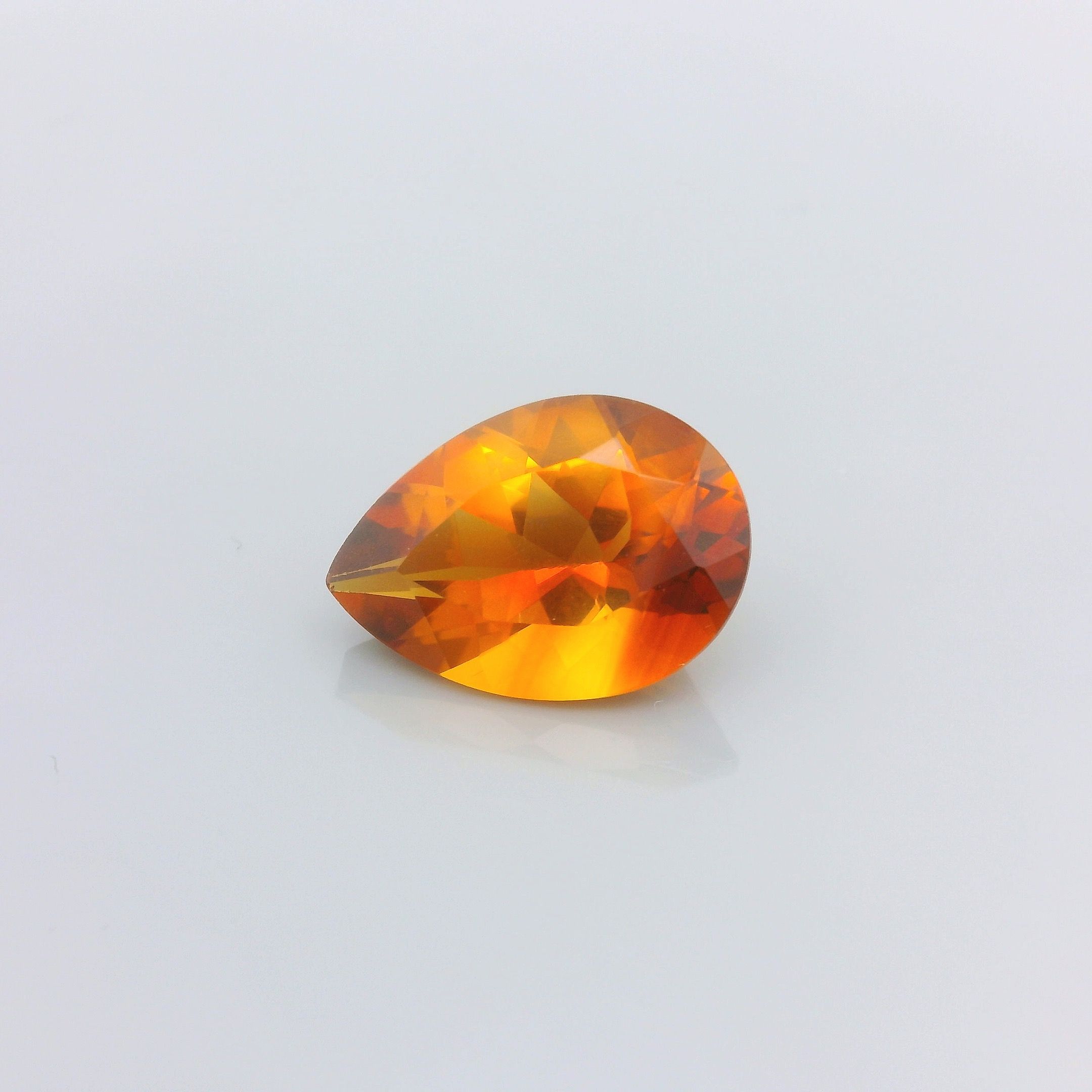 3.59 ct Pear citrine