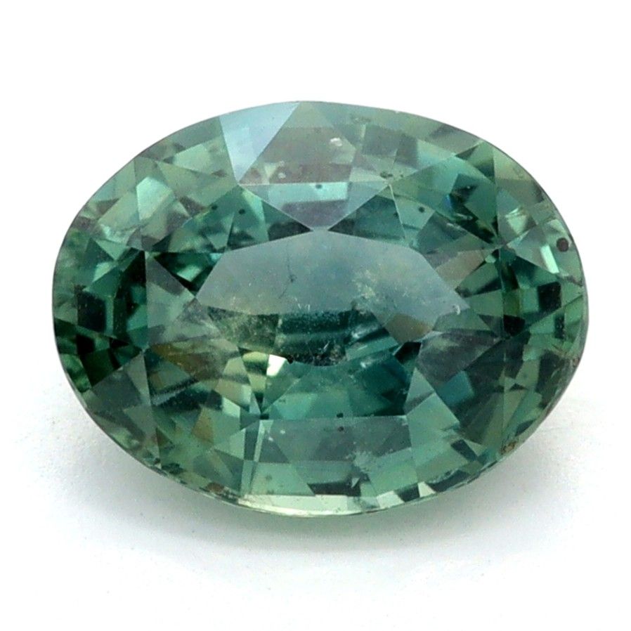 Szafir 1,52 ct, morski, szlif owalny