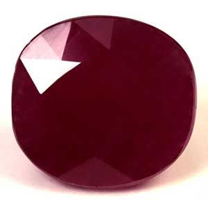 Rubin 5,65 ct, czerwony, szlif cushion