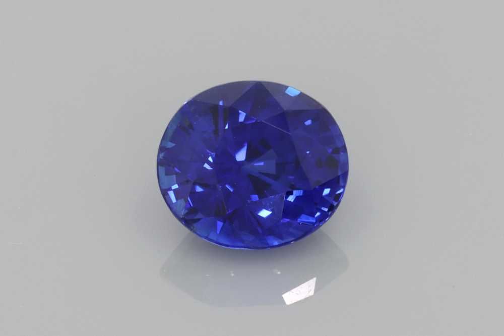 Szafir 1,59 ct, niebieski, szlif owalny
