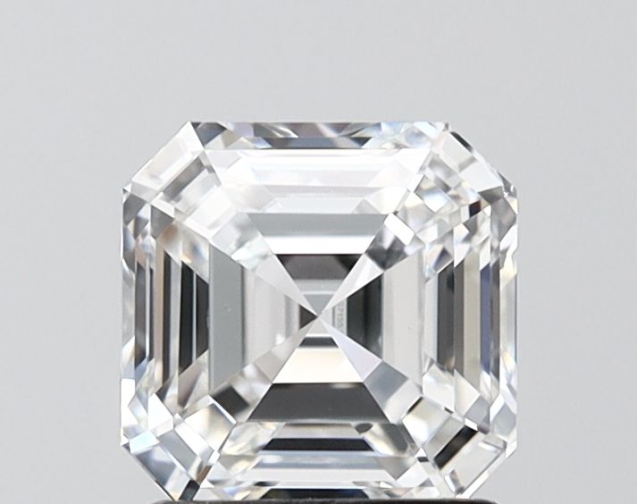 1.63 carat e VVS2 EX Cut IGI asscher diamond