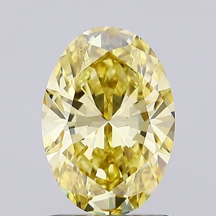 1.0 CT Fancy Intense Yellow OVAL